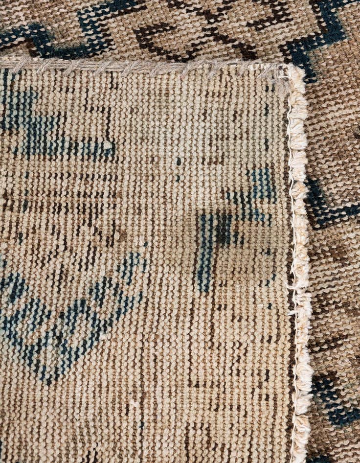 Detail image of  3' 10 x 6' 2  Hand Knotted Ultra Vintage Persian Wool Rug