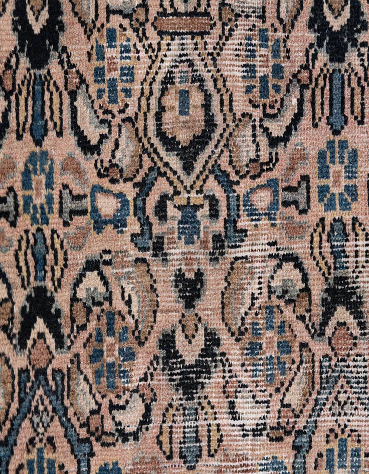 Detail image of  3' 2 x 6'  Hand Knotted Ultra Vintage Persian Wool Rug