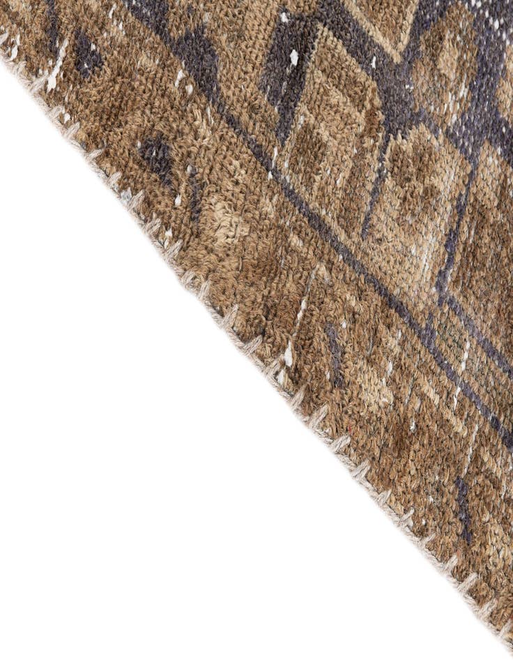 Detail image of  4' 2 x 5' 6  Hand Knotted Ultra Vintage Persian Wool Rug