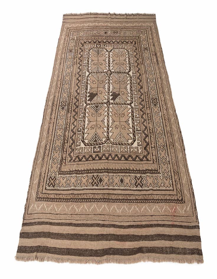 Detail image of  6' 5 x 8' 7  Hand Knotted Ultra Vintage Persian Wool Rug