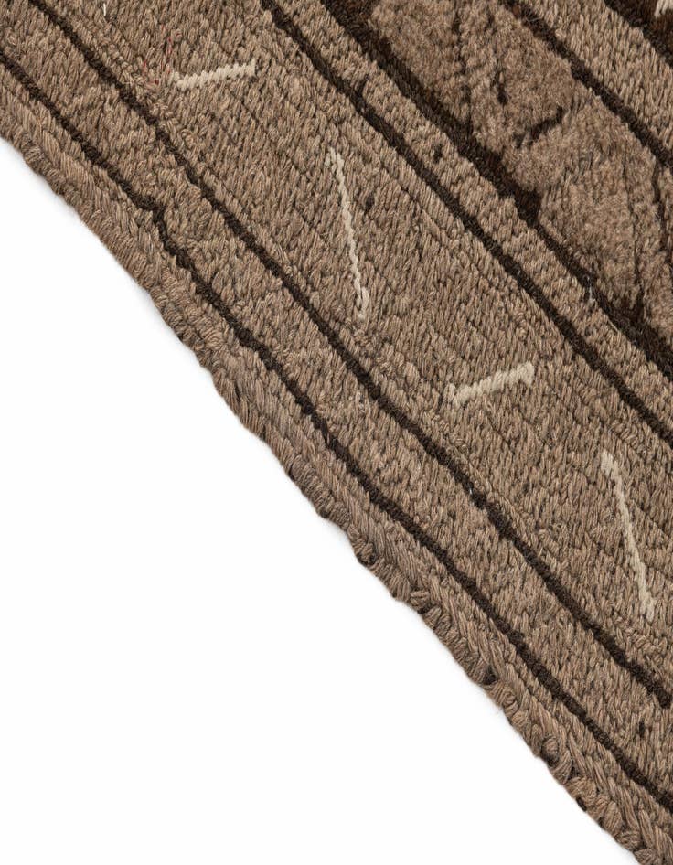 Detail image of  6' 5 x 8' 7  Hand Knotted Ultra Vintage Persian Wool Rug