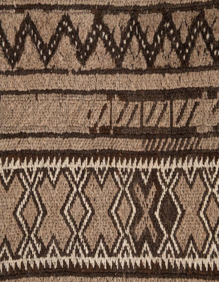 Detail image of  6' 5 x 8' 7  Hand Knotted Ultra Vintage Persian Wool Rug