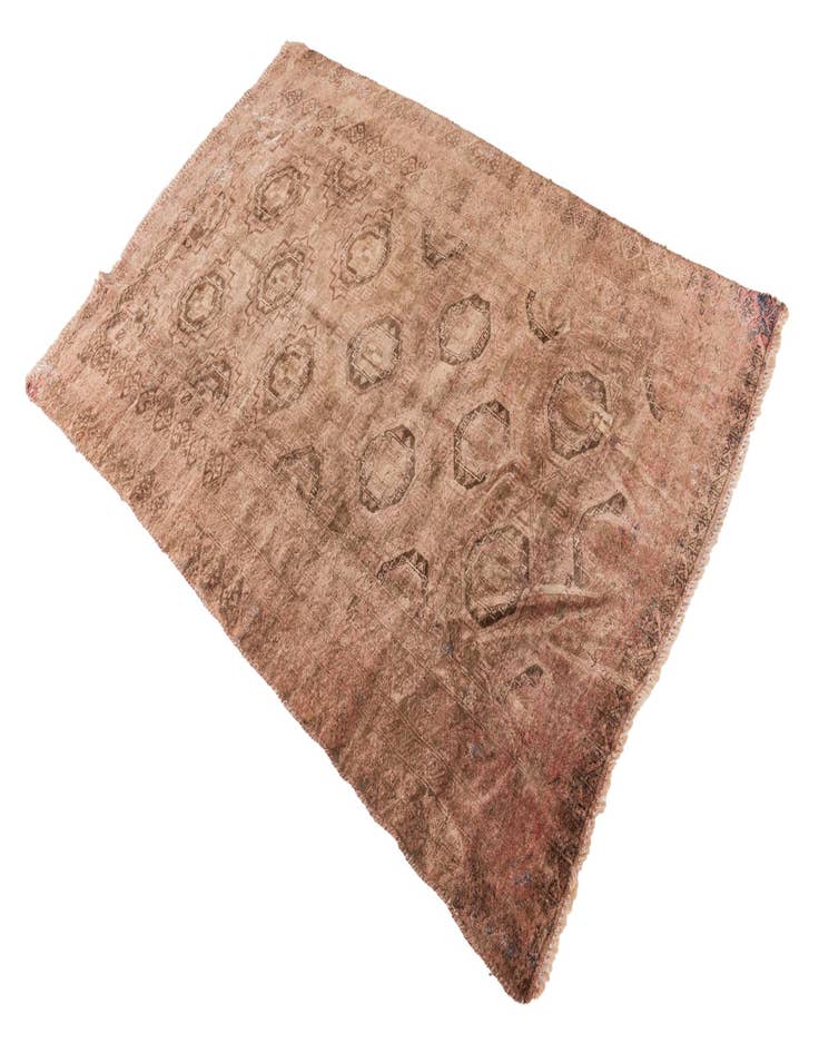 Detail image of  4' x 6'  Hand Knotted Ultra Vintage Persian Wool Rug