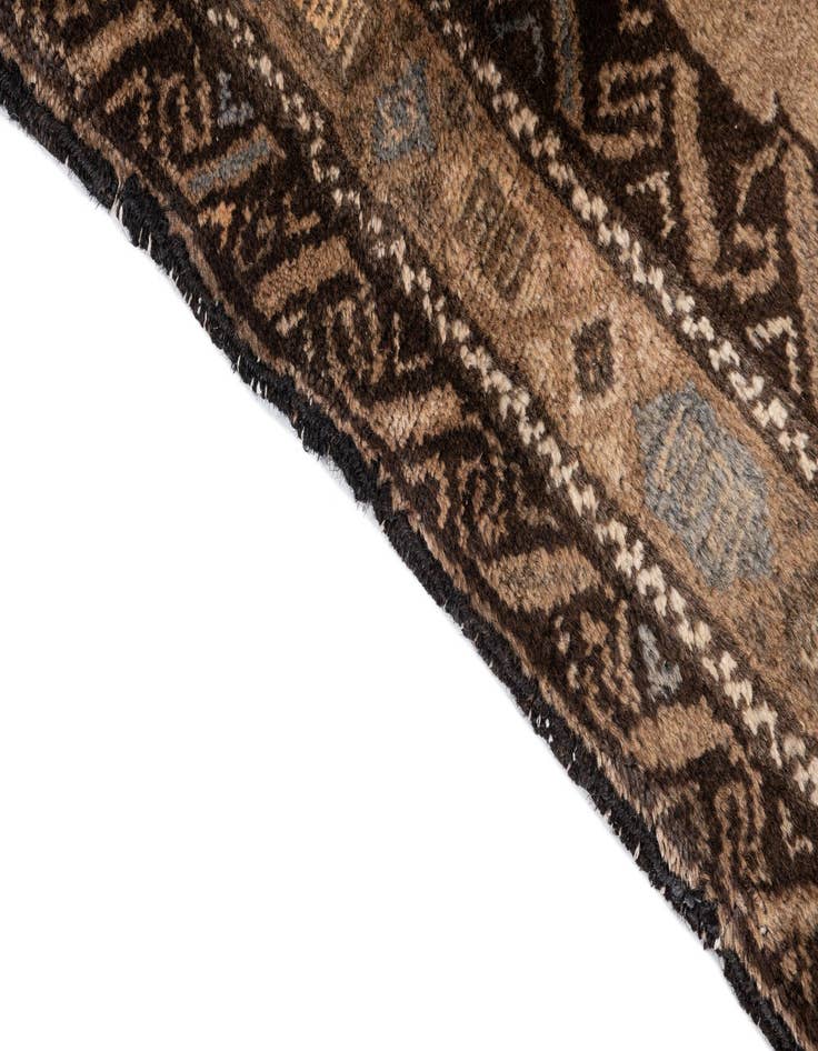 Detail image of  3' 3 x 5' 8  Hand Knotted Ultra Vintage Persian Wool Rug