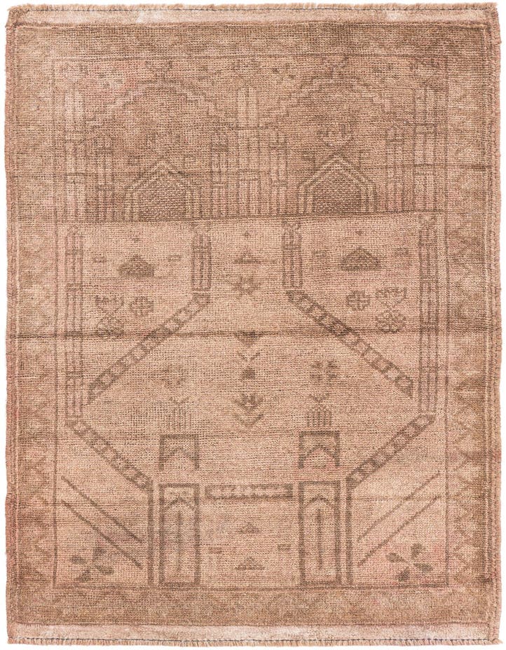  3' x 4' 7  Hand Knotted Ultra Vintage Persian W...