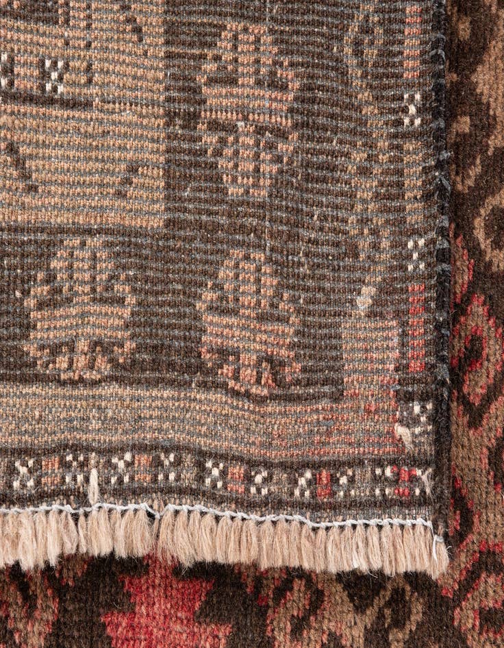 Detail image of  3' 6 x 6'  Hand Knotted Ultra Vintage Persian Wool Rug