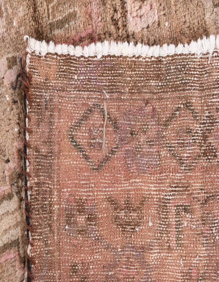 Detail image of  3' 10 x 7' 3  Hand Knotted Ultra Vintage Persian Wool Rug