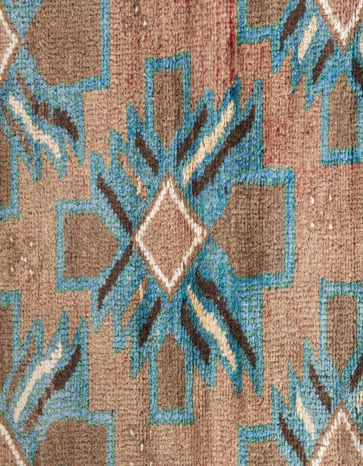 Detail image of  3' 8 x 6' 5  Hand Knotted Ultra Vintage Persian Wool Rug