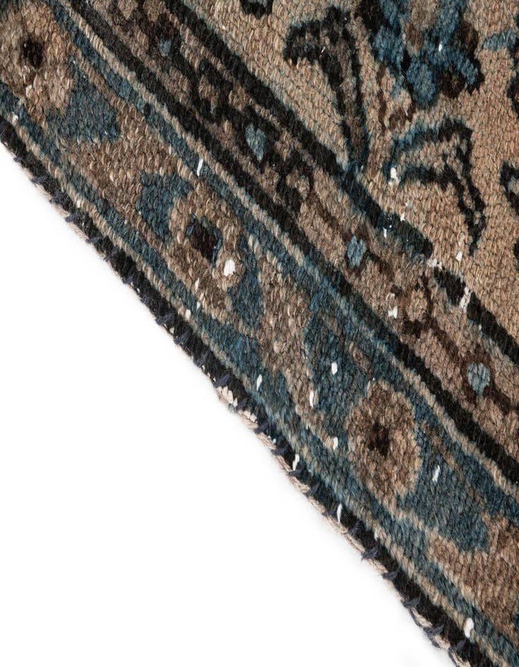 Detail image of  5' 3 x 8' 6  Hand Knotted Ultra Vintage Persian Wool Rug