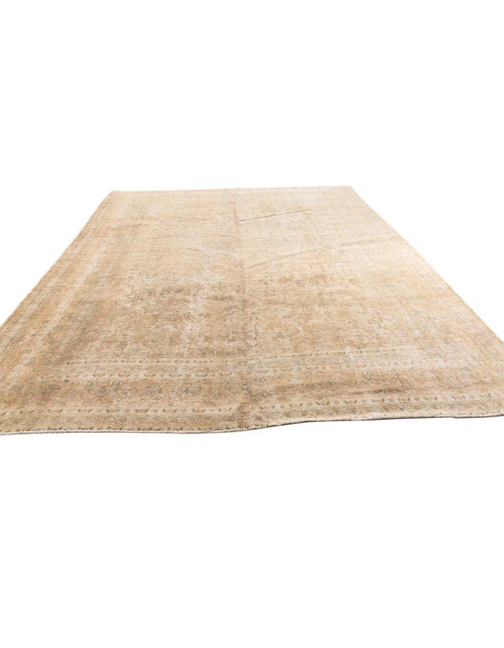 Detail image of  9' 7 x 11' 6  Hand Knotted Ultra Vintage Persian Wool Rug