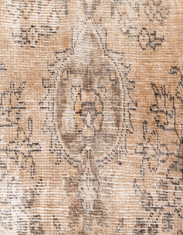 Detail image of  6' 4 x 9' 4  Hand Knotted Ultra Vintage Persian Wool Rug