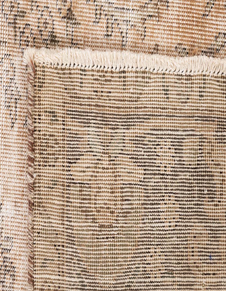 Detail image of  6' 4 x 9' 4  Hand Knotted Ultra Vintage Persian Wool Rug