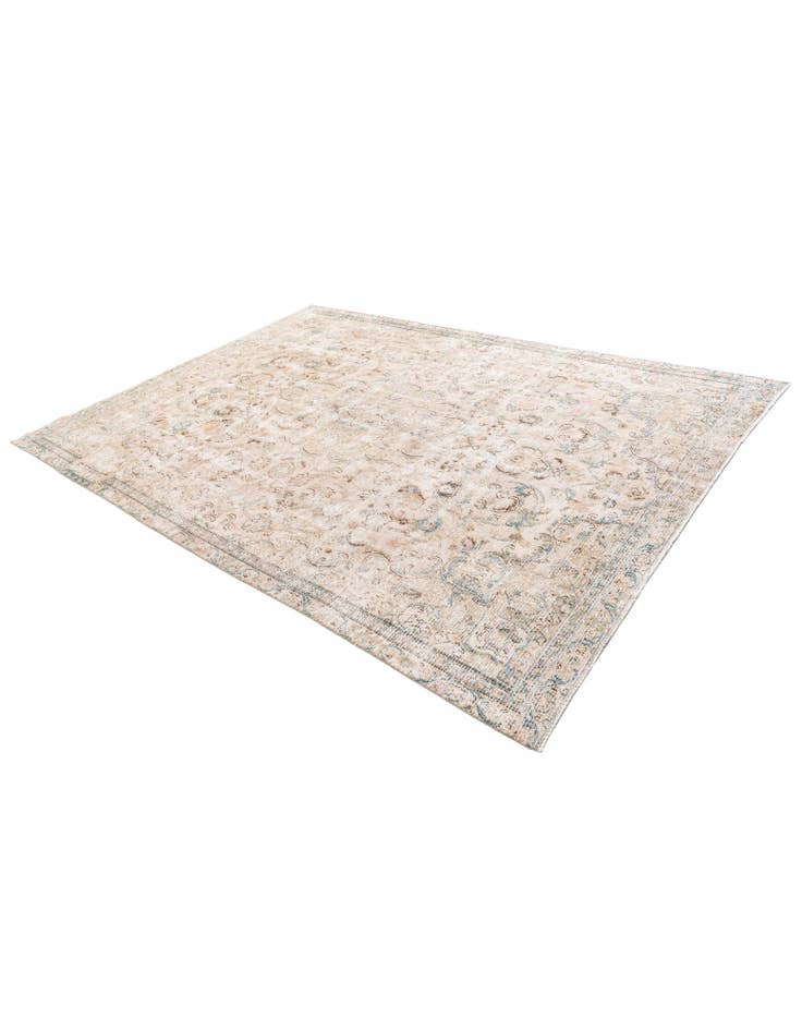 Detail image of  7' 5 x 10' 3  Hand Knotted Ultra Vintage Persian Wool Rug