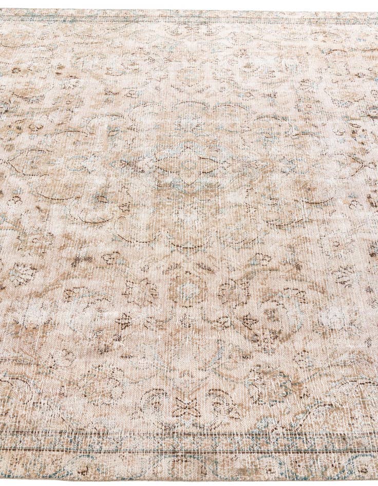 Detail image of  7' 5 x 10' 3  Hand Knotted Ultra Vintage Persian Wool Rug