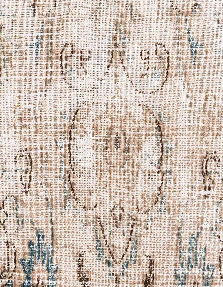 Detail image of  7' 5 x 10' 3  Hand Knotted Ultra Vintage Persian Wool Rug