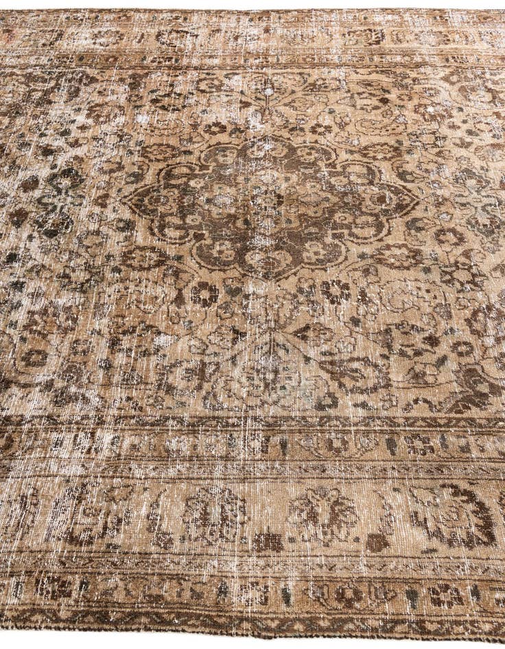 Detail image of  8' 2 x 10' 9  Hand Knotted Ultra Vintage Persian Wool Rug