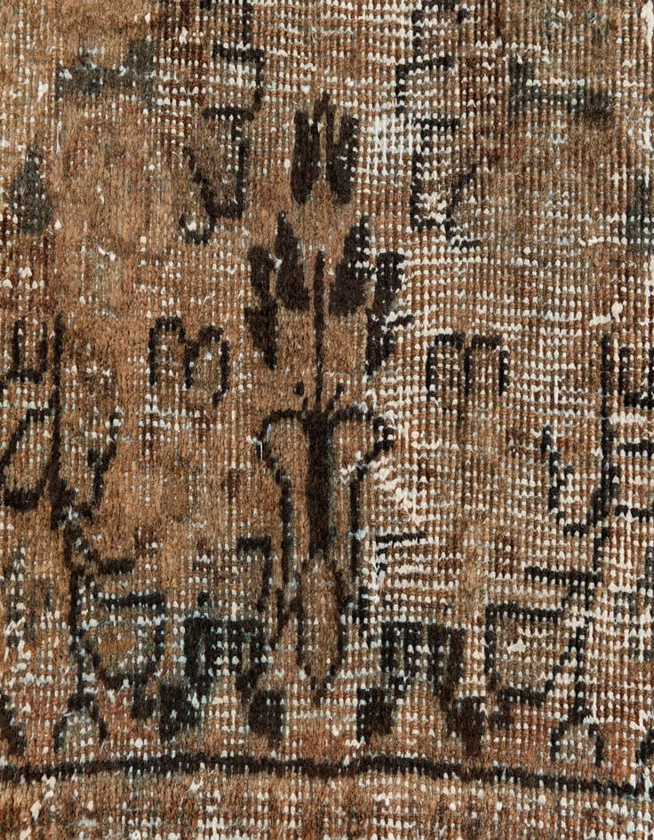 Detail image of  4' 3 x 6' 5  Hand Knotted Ultra Vintage Persian Wool Rug