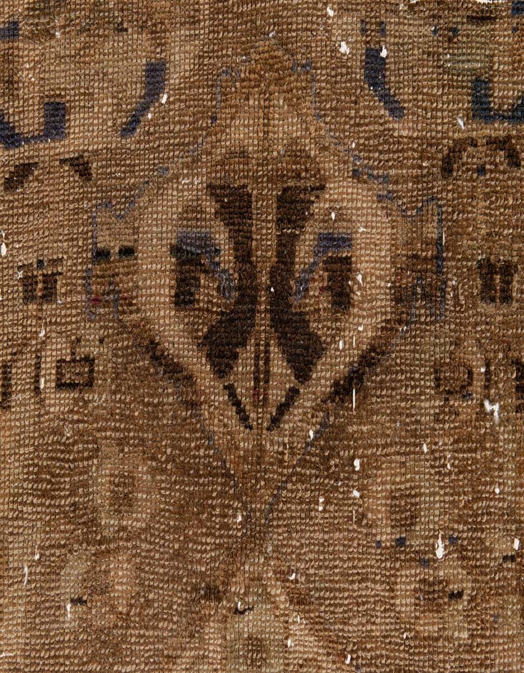 Detail image of  3' 10 x 5' 10  Hand Knotted Ultra Vintage Persian Wool Rug