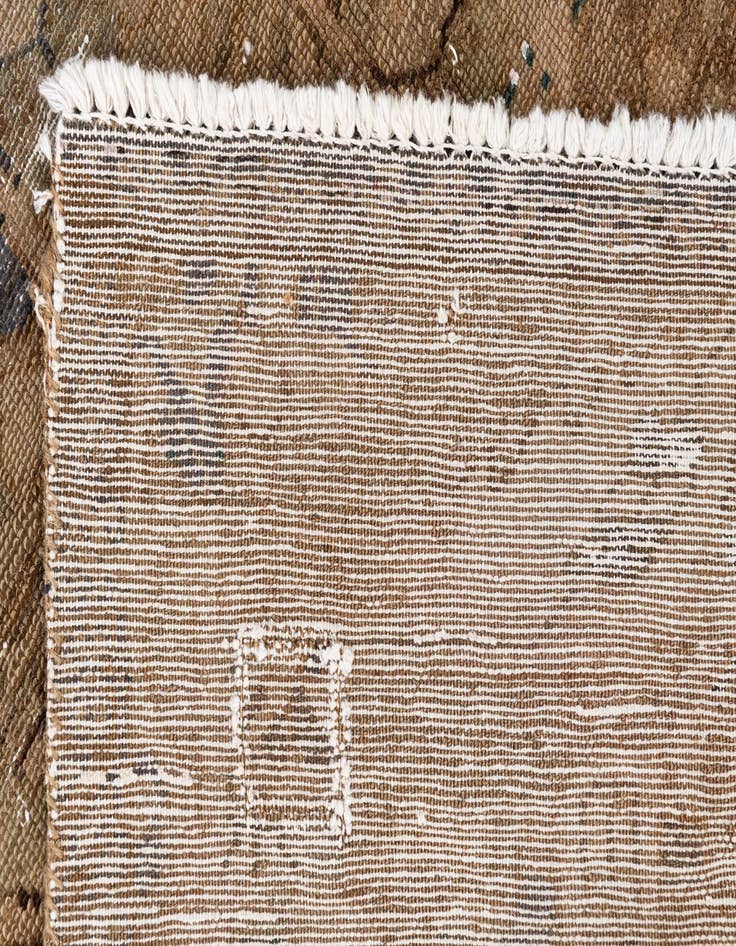 Detail image of  3' 10 x 5' 10  Hand Knotted Ultra Vintage Persian Wool Rug