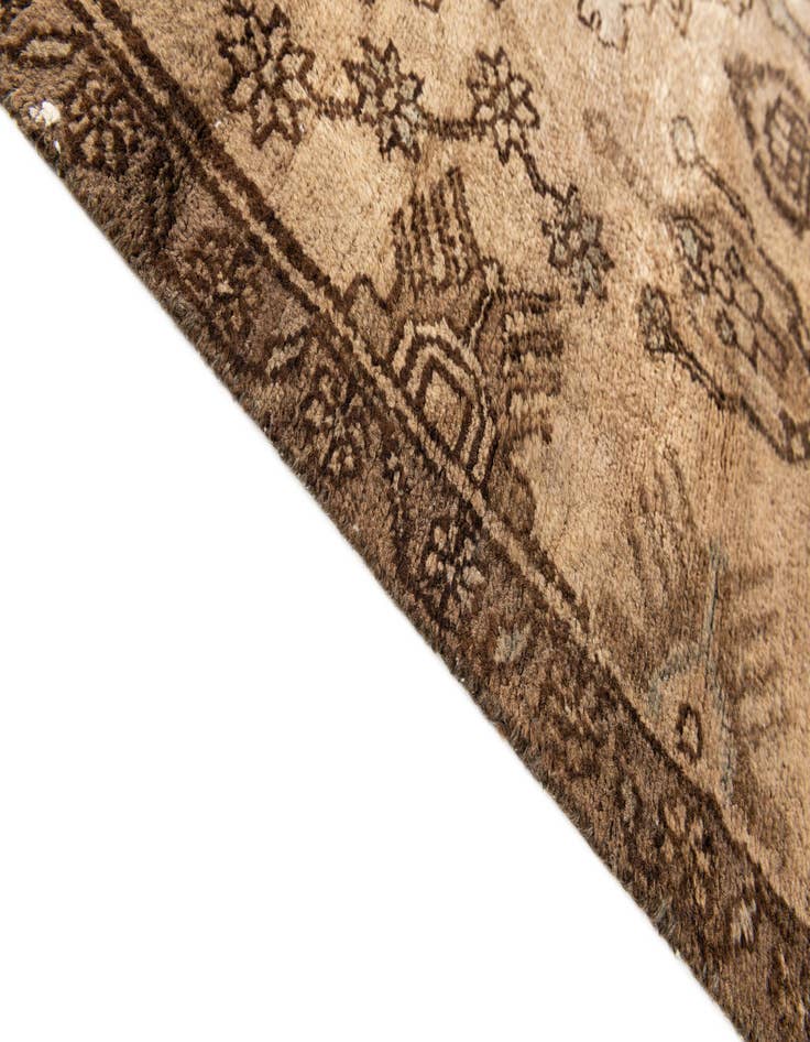 Detail image of  3' 7 x 6'  Hand Knotted Ultra Vintage Persian Wool Rug