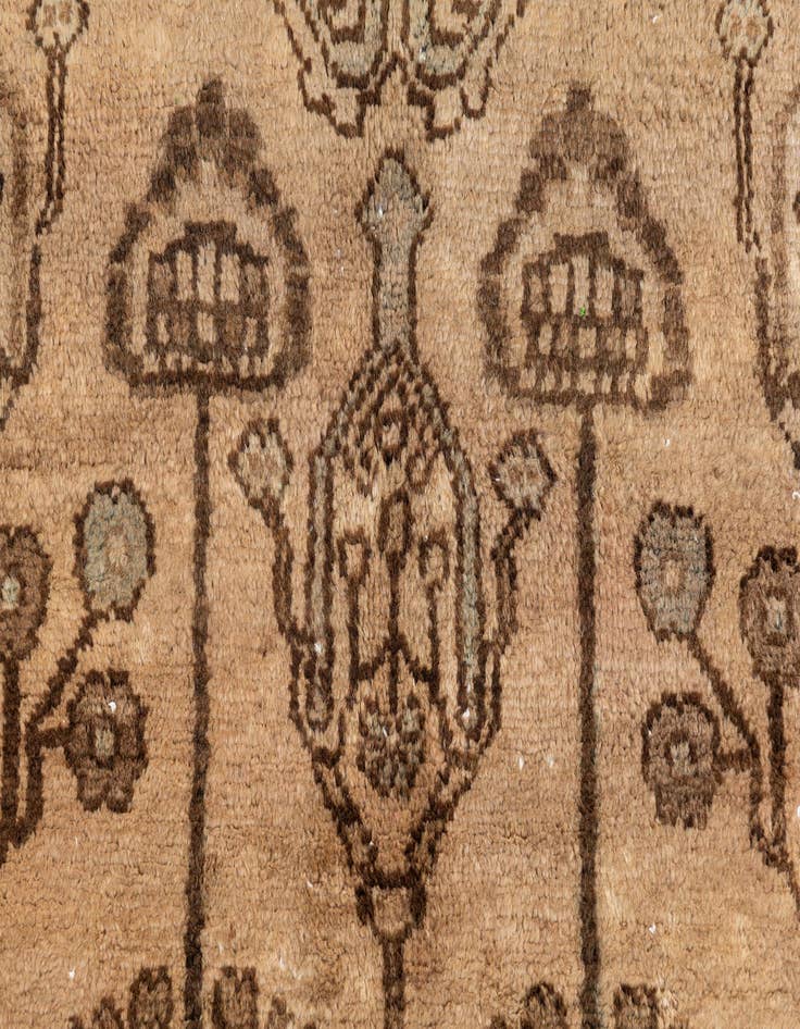 Detail image of  3' 7 x 6'  Hand Knotted Ultra Vintage Persian Wool Rug