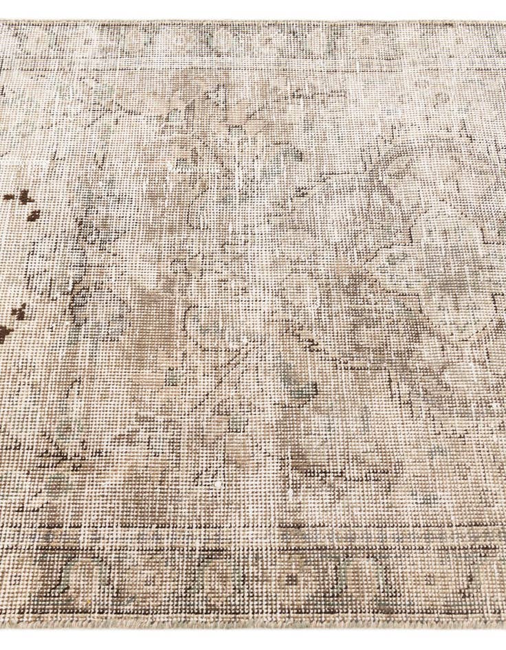 Detail image of  3' 2 x 4' 4  Hand Knotted Ultra Vintage Persian Wool Rug