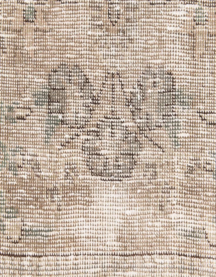 Detail image of  3' 2 x 4' 4  Hand Knotted Ultra Vintage Persian Wool Rug