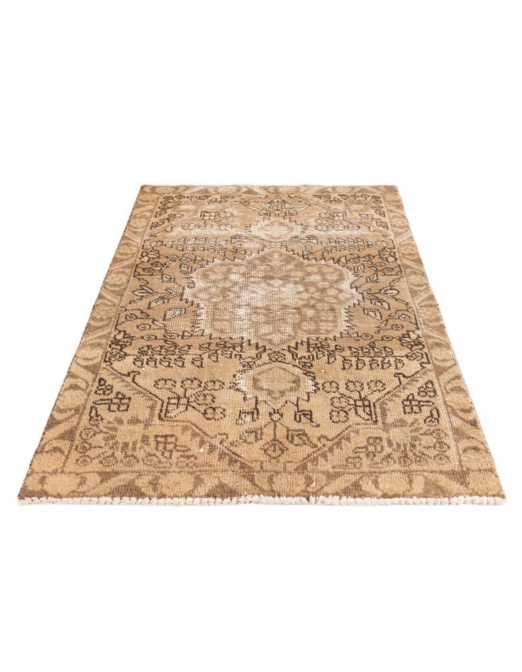 Detail image of  3' x 4' 2  Hand Knotted Ultra Vintage Persian Wool Rug