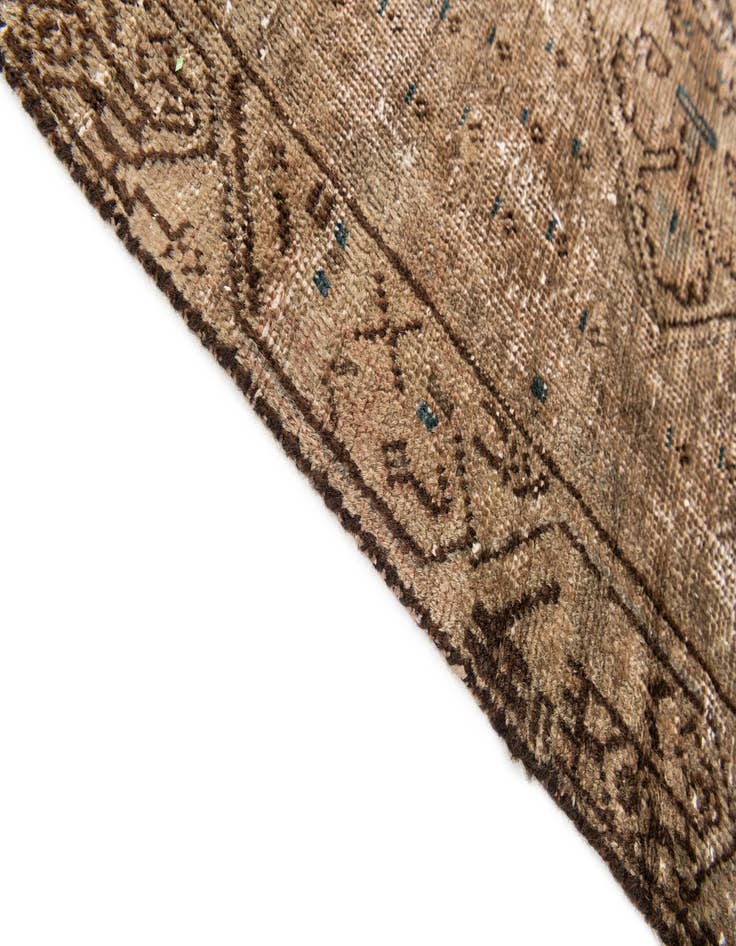 Detail image of  3' x 4' 9  Hand Knotted Ultra Vintage Persian Wool Rug