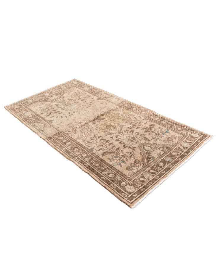 Detail image of  3' 6 x 6' 8  Hand Knotted Ultra Vintage Persian Wool Rug