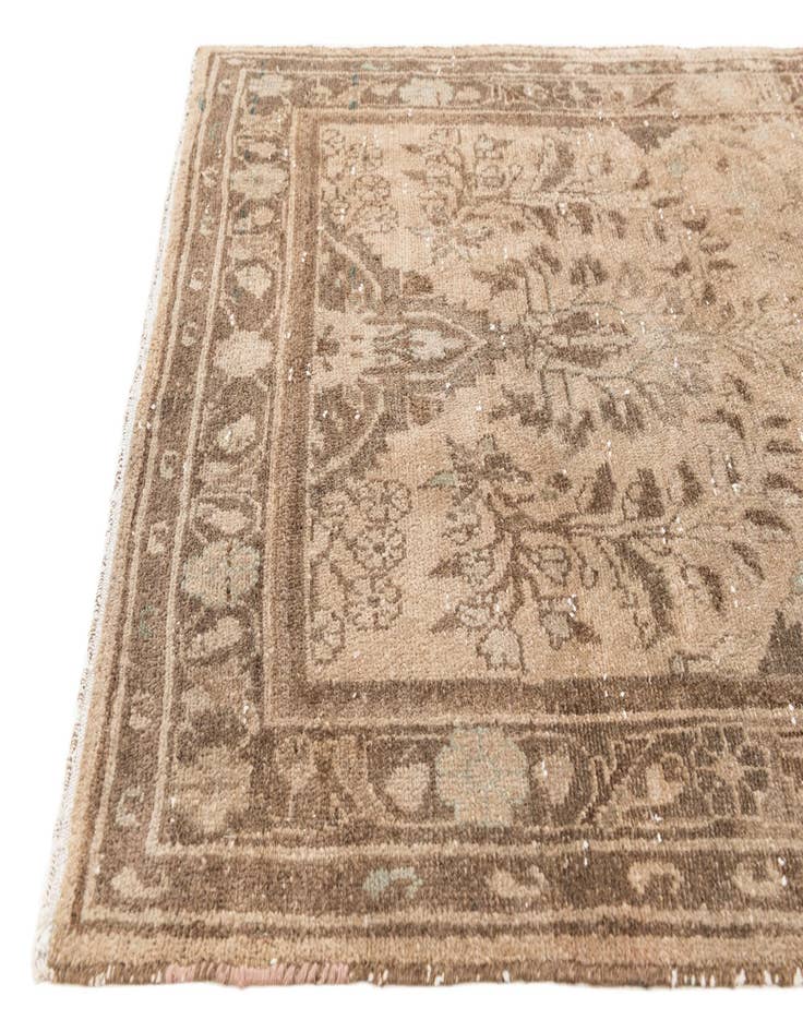 Detail image of  3' 6 x 6' 8  Hand Knotted Ultra Vintage Persian Wool Rug