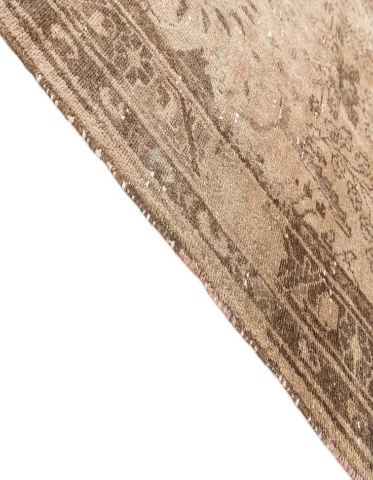 Detail image of  3' 6 x 6' 8  Hand Knotted Ultra Vintage Persian Wool Rug