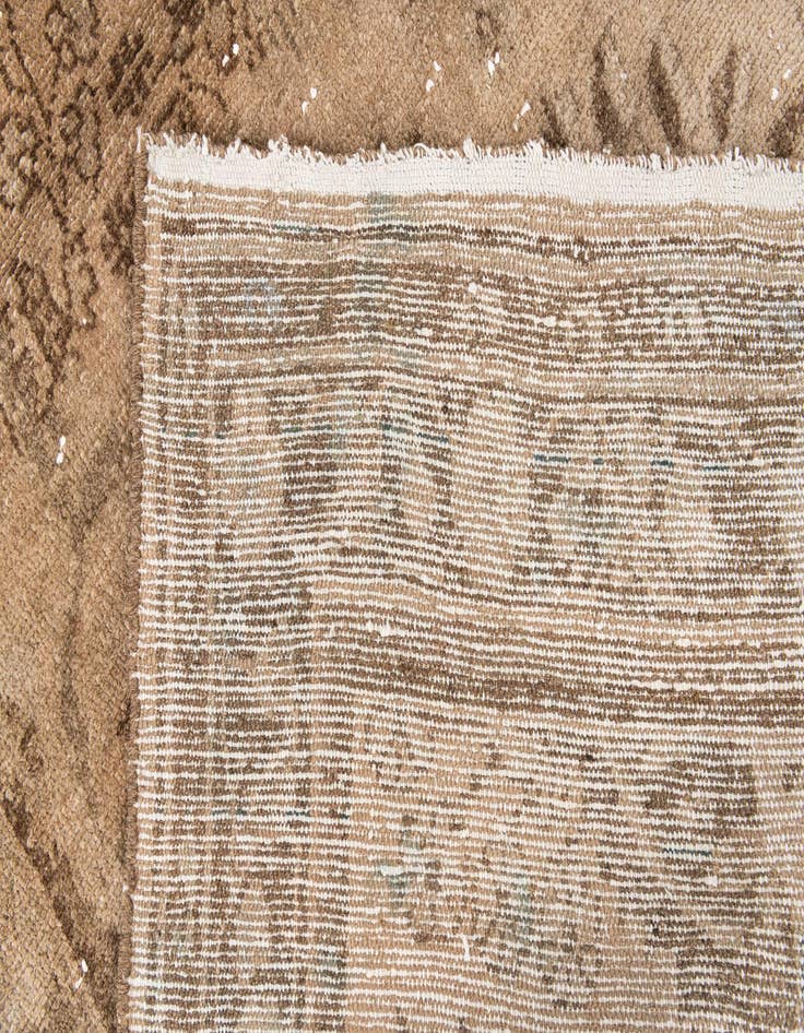 Detail image of  3' 6 x 6' 8  Hand Knotted Ultra Vintage Persian Wool Rug