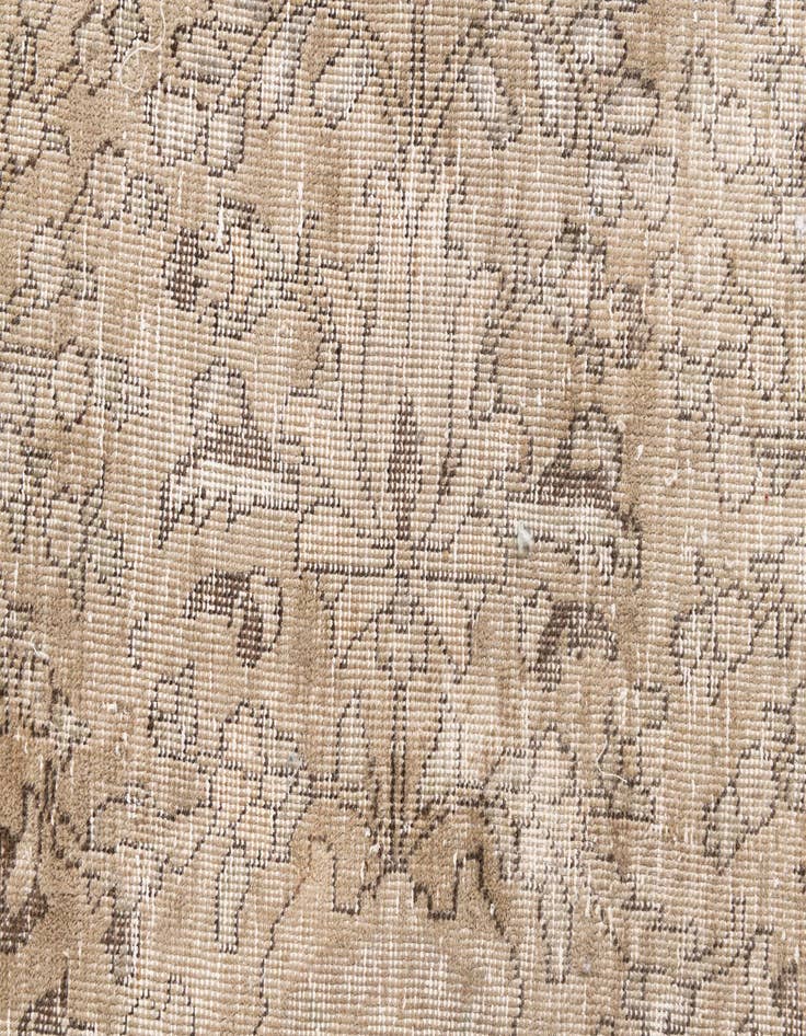 Detail image of  6' 10 x 10'  Hand Knotted Ultra Vintage Persian Wool Rug