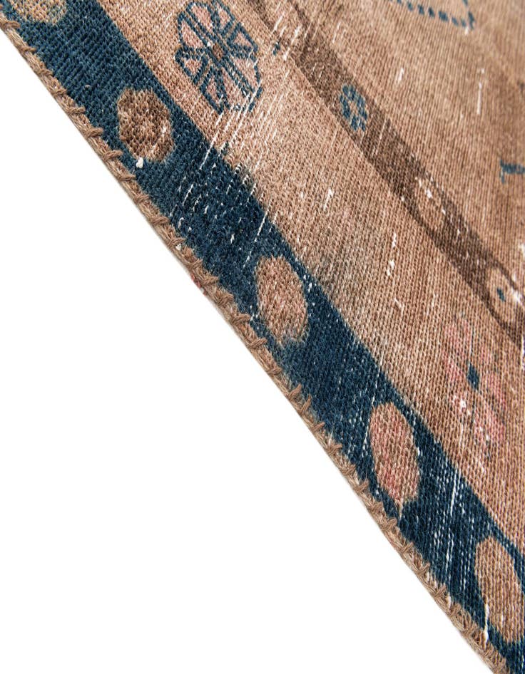 Detail image of  5' 2 x 8' 4  Hand Knotted Ultra Vintage Persian Wool Rug