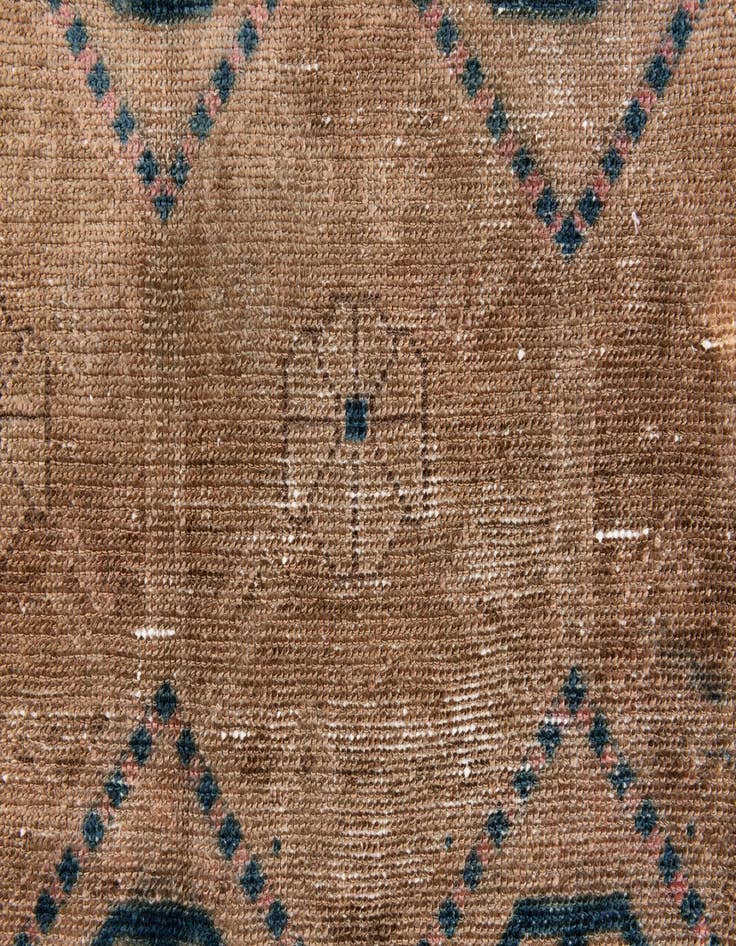 Detail image of  5' 2 x 8' 4  Hand Knotted Ultra Vintage Persian Wool Rug