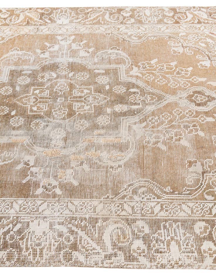 Detail image of  3' 10 x 5' 8  Hand Knotted Ultra Vintage Persian Wool Rug
