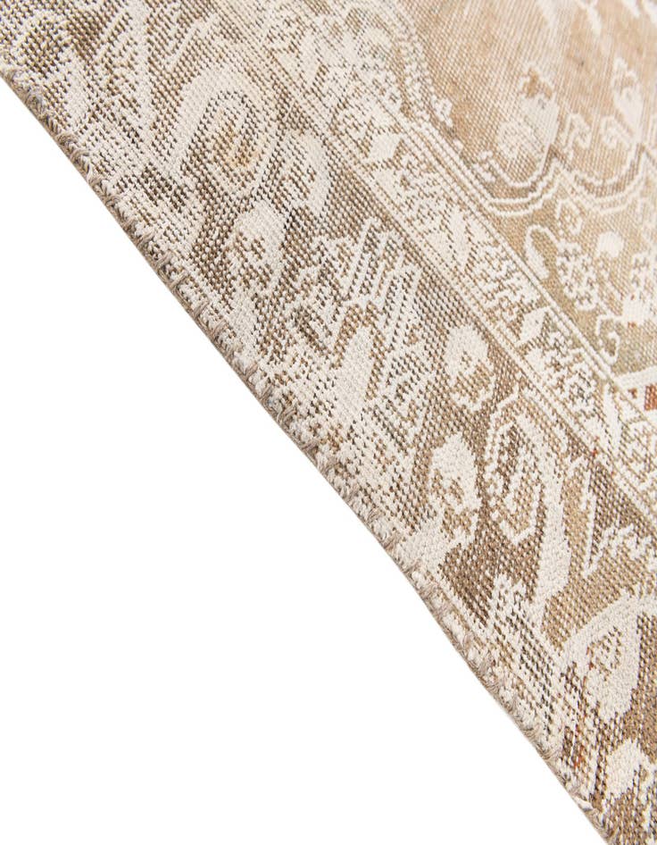 Detail image of  3' 10 x 5' 8  Hand Knotted Ultra Vintage Persian Wool Rug