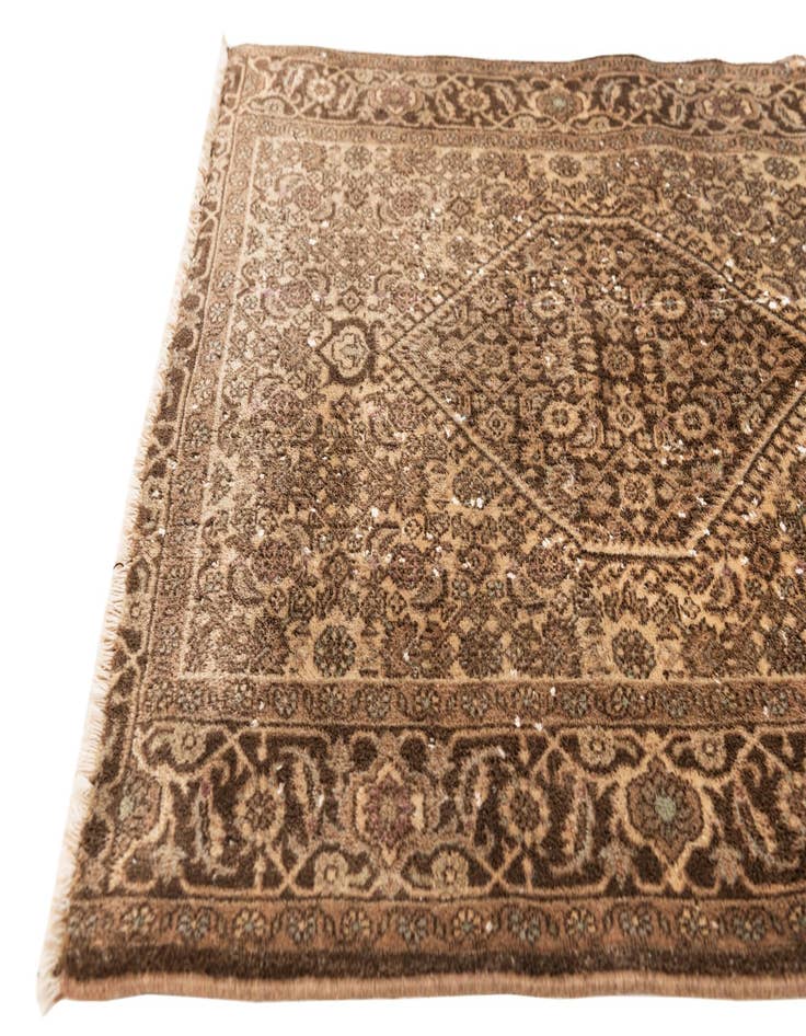 Detail image of  2' 8 x 4' 3  Hand Knotted Ultra Vintage Persian Wool Rug