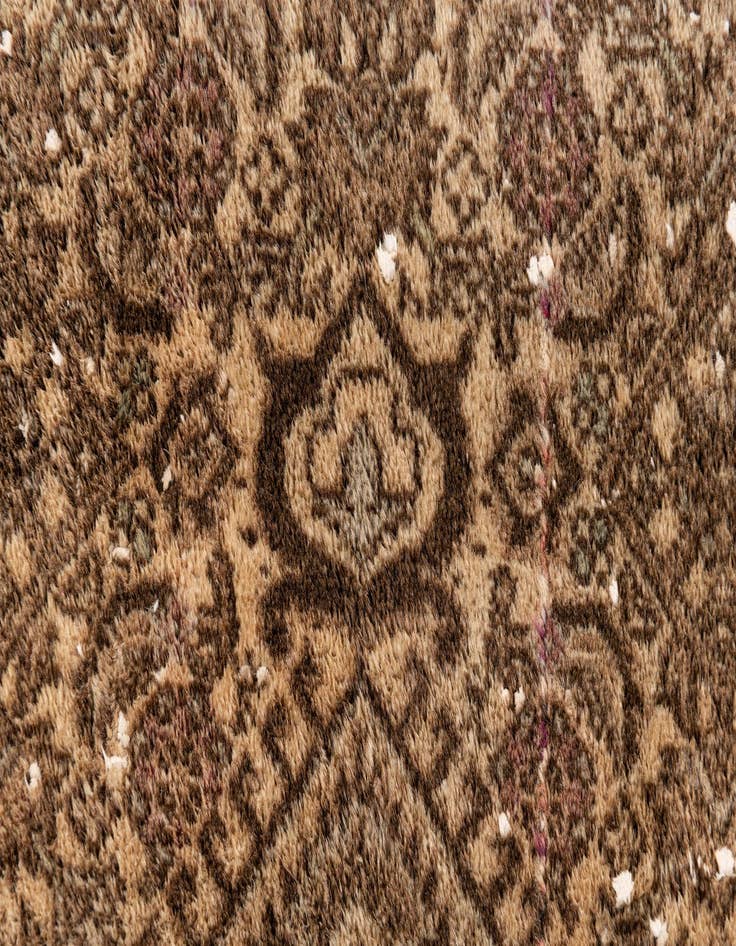 Detail image of  2' 8 x 4' 3  Hand Knotted Ultra Vintage Persian Wool Rug