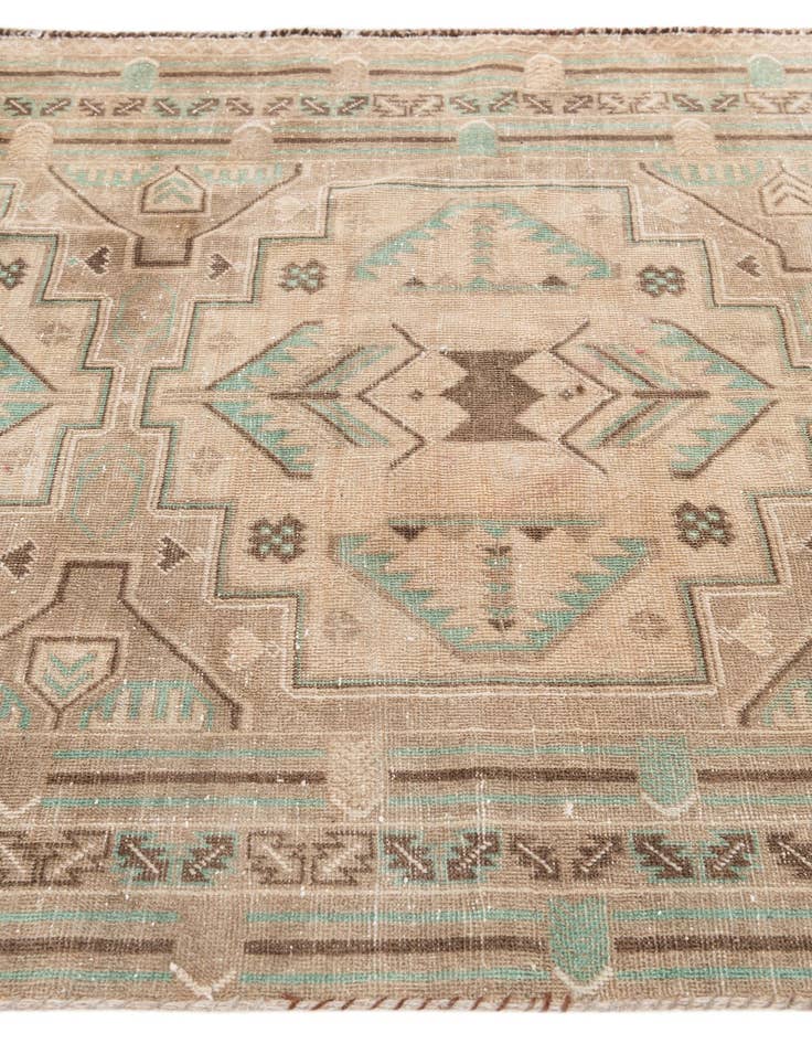 Detail image of  3' 8 x 6' 4  Hand Knotted Ultra Vintage Persian Wool Rug