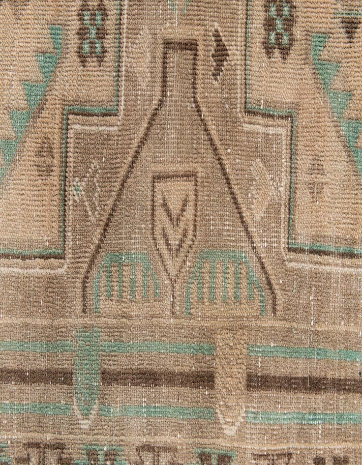 Detail image of  3' 8 x 6' 4  Hand Knotted Ultra Vintage Persian Wool Rug