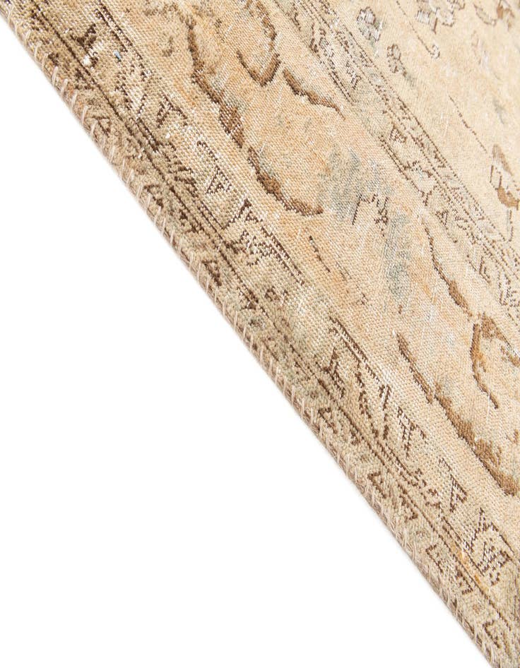 Detail image of  6' 6 x 10'  Hand Knotted Ultra Vintage Persian Wool Rug