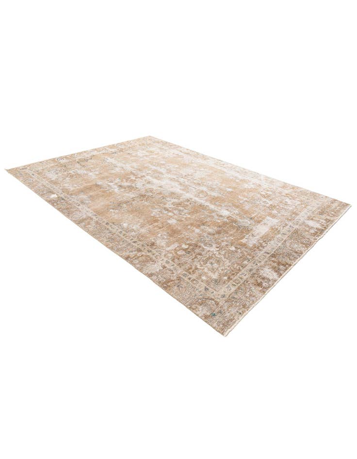 Detail image of  7' 6 x 10' 7  Hand Knotted Ultra Vintage Persian Wool Rug