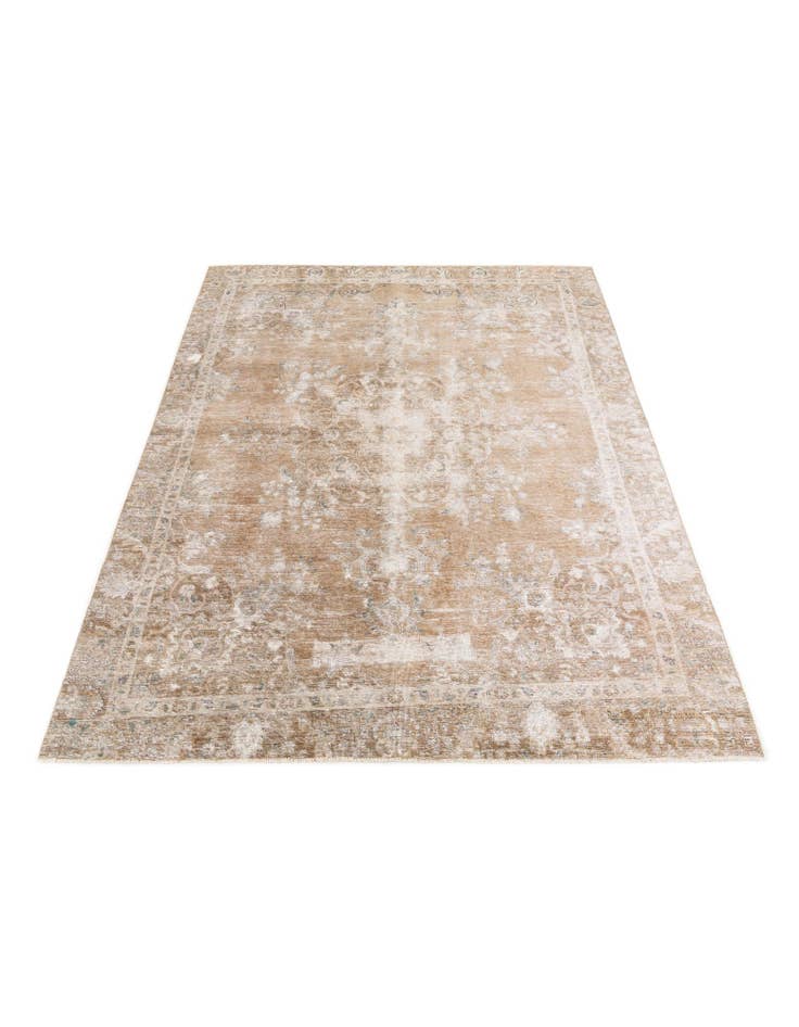 Detail image of  7' 6 x 10' 7  Hand Knotted Ultra Vintage Persian Wool Rug