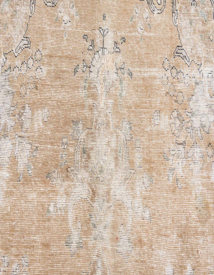 Detail image of  7' 6 x 10' 7  Hand Knotted Ultra Vintage Persian Wool Rug