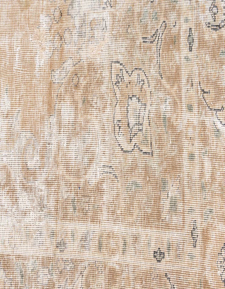 Detail image of  7' 6 x 10' 7  Hand Knotted Ultra Vintage Persian Wool Rug