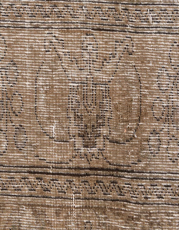 Detail image of  9' 7 x 12' 5  Hand Knotted Ultra Vintage Persian Wool Rug