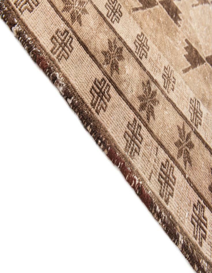 Detail image of  3' 10 x 6' 5  Hand Knotted Ultra Vintage Persian Wool Rug