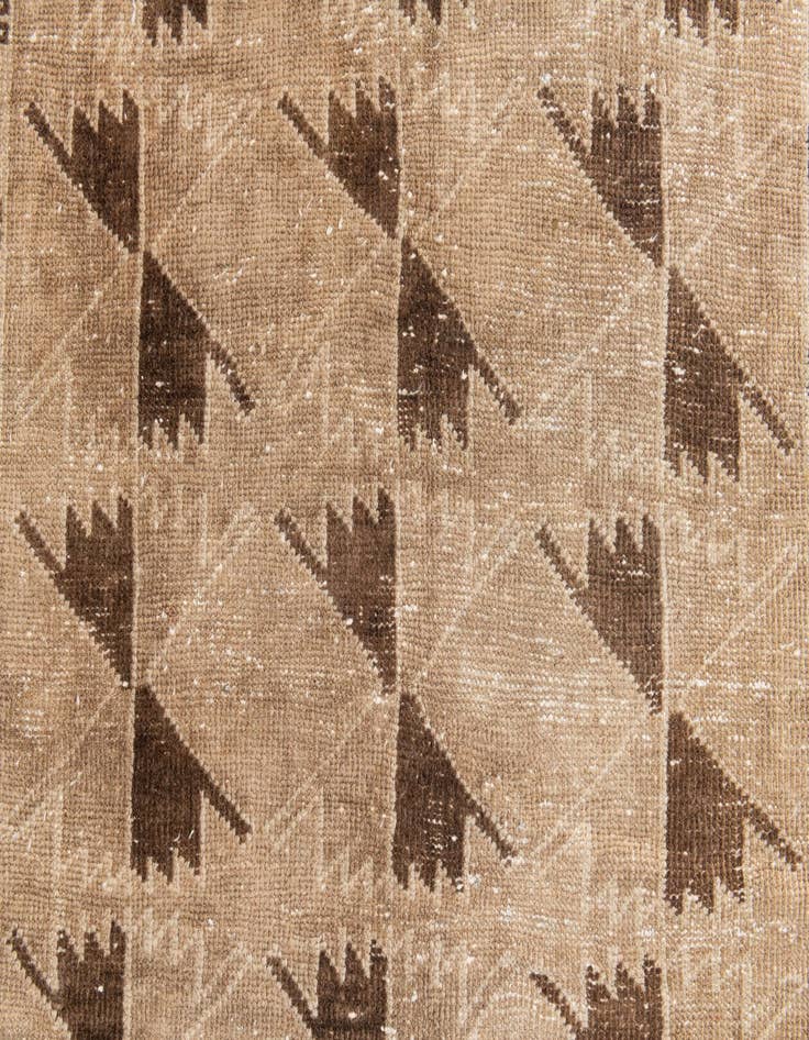 Detail image of  3' 10 x 6' 5  Hand Knotted Ultra Vintage Persian Wool Rug